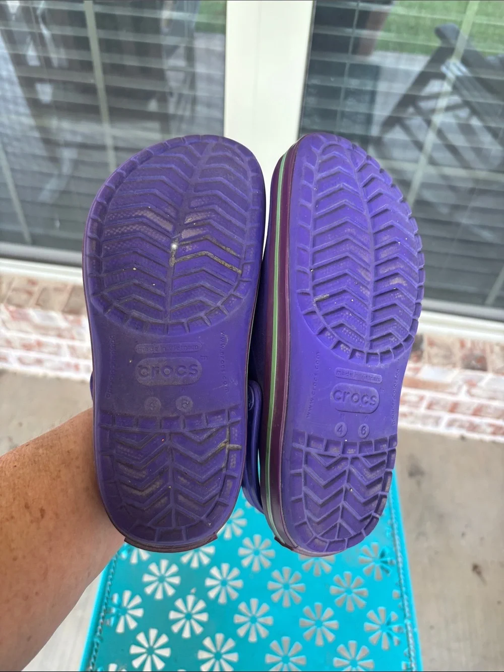 Crocs‎ Purple Crogman Kids Clogs Shoes